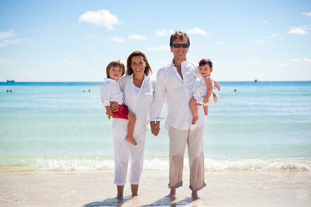 miami beach family photo